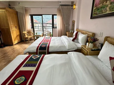 Chambre Familiale Deluxe — DH Sapa Hotel & Travel
